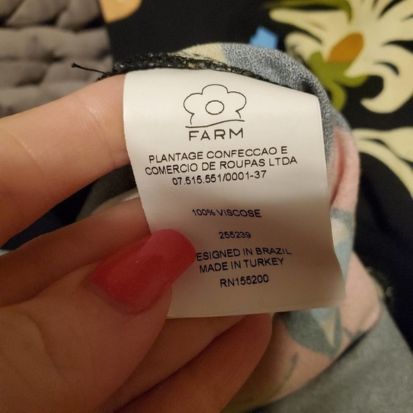 Farm Rio Calla Flare Bellbottoms Pants Floral XS Anthropologie - Picture 7 of 8